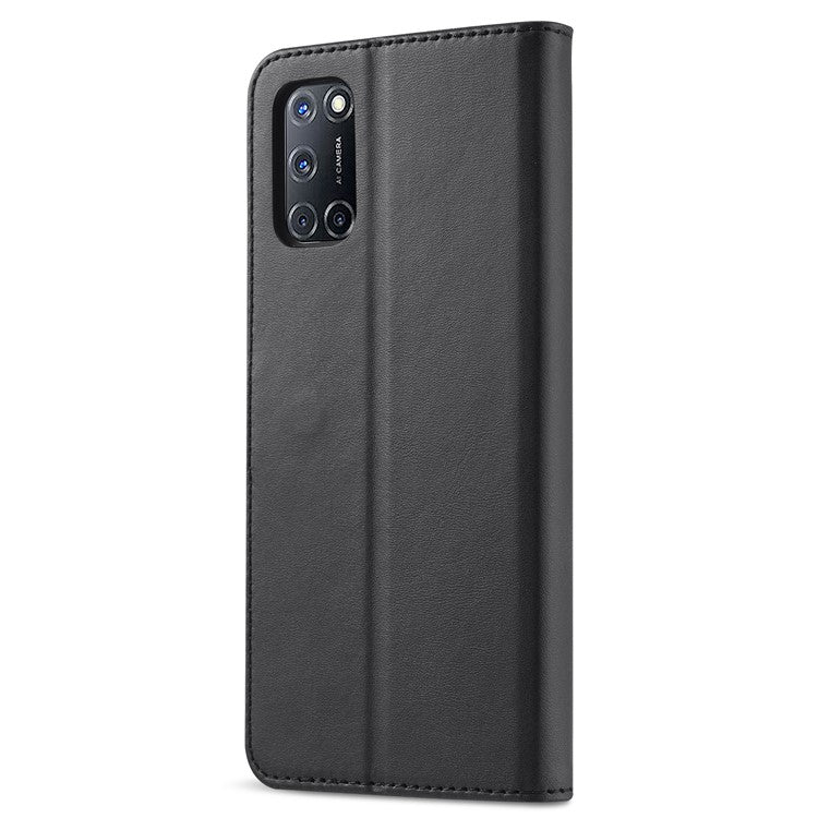 LC.IMEEKE PU Leather Wallet Stand Folio Flip Protective Phone Case Cover for Oppo A16/A54s/A16s/A56 5G