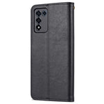 AZNS PU Leather Phone Case Stand Wallet Protective Cover for Oppo K9s/Realme Q3s