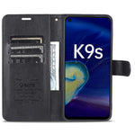 AZNS PU Læder Telefoncover Stativ Tegnebog Beskyttelsesetui til Oppo K9s/Realme Q3s