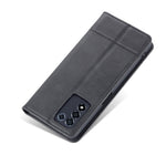 AZNS Velbeskyttet Auto-absorberende Etui Pung Design Stødsikkert PU-læder Telefon Stand Cover til Oppo K9s/Realme Q3s