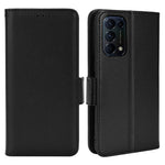 PU-läder + TPU-mobilskal med stativ, plånboksfunktion, litchitextur, skal för Oppo Reno5 4G/5G/Reno5 K/Find X3 Lite