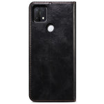 Magnetisk Absorption Vokset Crazy Horse Tekstur PU Læder Pung Etui Stativ Telefoncover til Oppo A35/A15/A15s