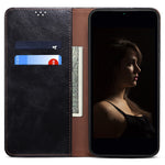 Magnetisk Absorption Vokset Crazy Horse Tekstur PU Læder Pung Etui Stativ Telefoncover til Oppo A35/A15/A15s