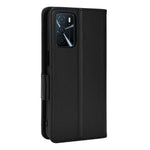Stander, magnetisk lukning, litchi-tekstur, PU-læderpung, stødsikkert TPU-flipetui til Oppo A54s / A16s / A16 / A54 4G / A55 4G/5G / A53s 5G