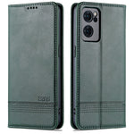 AZNS Magnetic Absorption Case for Oppo Reno7 SE 5G, Textured PU Leather Stand Flip Wallet Protective Phone Cover