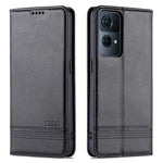 AZNS mobilskal till Oppo Reno7 Pro 5G, Texturerat PU-läder Magnetiskt Absorberande Stativfunktion Folio Plånboksskal