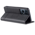 AZNS mobilskal till Oppo Reno7 Pro 5G, Texturerat PU-läder Magnetiskt Absorberande Stativfunktion Folio Plånboksskal