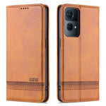 AZNS mobilskal till Oppo Reno7 Pro 5G, Texturerat PU-läder Magnetiskt Absorberande Stativfunktion Folio Plånboksskal