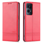 AZNS mobilskal till Oppo Reno7 Pro 5G, Texturerat PU-läder Magnetiskt Absorberande Stativfunktion Folio Plånboksskal