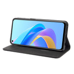Oppo Oppo A36/A76/Realme 9i Splicing PU-läderfodral Fullt skydd Hudkänsla Pekskärm Stativ Flip Folio Plånboksfodral