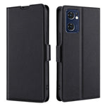 Oppo Find X5 Lite PU-läder Flipskyddsskal Korthållare Stativ Magnetisk Stängning Stötsäker Folio Bokomslag