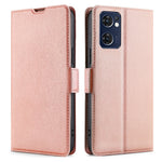 Oppo Find X5 Lite PU-läder Flipskyddsskal Korthållare Stativ Magnetisk Stängning Stötsäker Folio Bokomslag