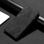 Skin-touch Leather Case for Oppo Find X5 Pro, Card Holder Stand Auto Closing Magnetic Phone Cover