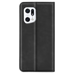 Til Oppo Find X5 Magnetisk Auto-lukkende Hudvenlig PU Læder Standpung Cover