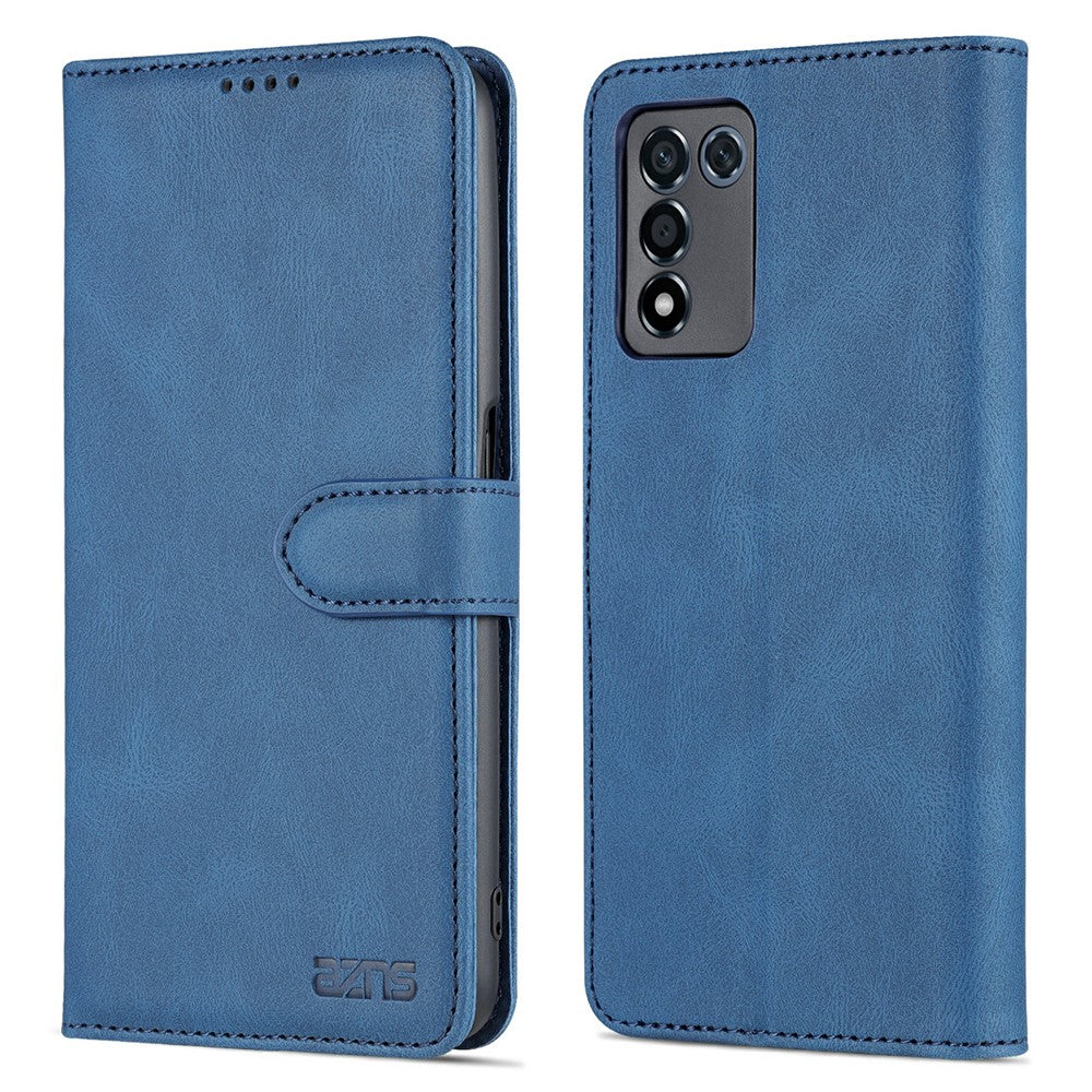 AZNS PU Leather Wallet Case for Oppo K9s/Realme Q3s, Stand Function Anti-Scratch Full Protective Phone Cover
