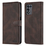 AZNS PU Leather Wallet Case for Oppo K9s/Realme Q3s, Stand Function Anti-Scratch Full Protective Phone Cover