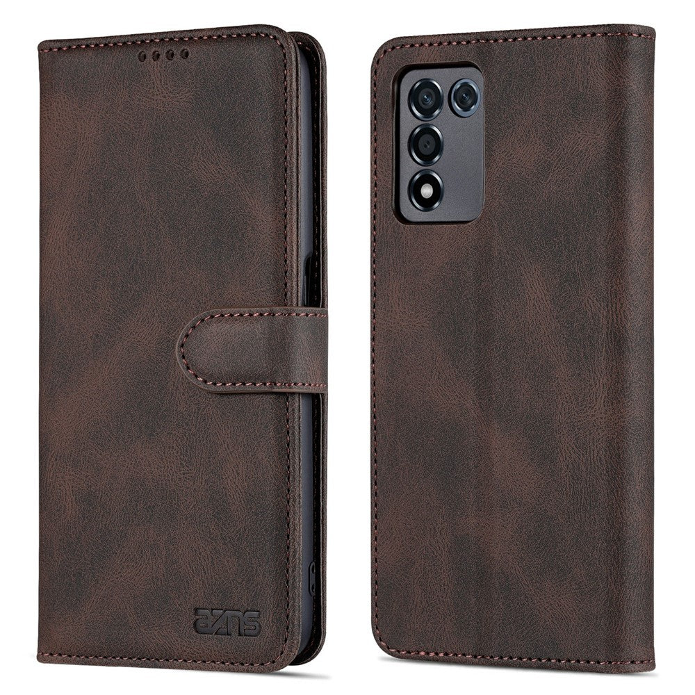 AZNS PU Leather Wallet Case for Oppo K9s/Realme Q3s, Stand Function Anti-Scratch Full Protective Phone Cover