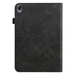 For Oppo Pad Line Imprinted PU Leather Tablet Case Adjustable Stand Shockproof Card Holder Cover