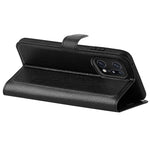 Litchi Texture Leather Cover for Oppo Find X5 Pro, Magnetic Clasp Wallet Stand Protective Phone Case
