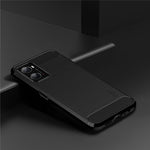 MOFI JK TPU Series-1 for Oppo A36/A76/Realme 9i Soft TPU Phone Case Brushed Carbon Fiber Anti-fingerprint Cover