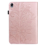 For Oppo Pad Flower Imprinting Auto Wake/Sleep Tablet Cover Stand Wallet PU Leather + Inner TPU Protective Case