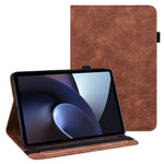 For Oppo Pad Flower Imprinting Auto Wake/Sleep Tablet Cover Stand Wallet PU Leather + Inner TPU Protective Case