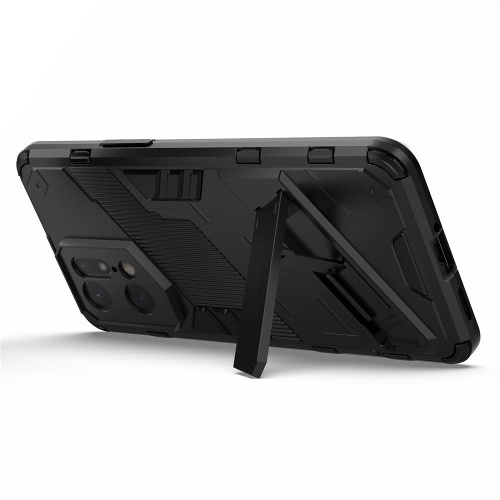Oppo Find X5 Pro Stötsäkert Fallskyddande Stödfunktion Hårt PC + Mjukt TPU Mobilskal