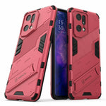 Oppo Find X5 Pro Stötsäkert Fallskyddande Stödfunktion Hårt PC + Mjukt TPU Mobilskal