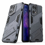 Oppo Find X5 Pro Stötsäkert Fallskyddande Stödfunktion Hårt PC + Mjukt TPU Mobilskal