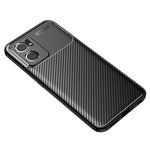 For Oppo Reno7 5G (Global)/Find X5 Lite Carbon Fiber Phone Case Anti-drop Shockproof Soft TPU Cover
