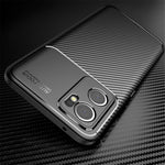 For Oppo Reno7 5G (Global)/Find X5 Lite Carbon Fiber Phone Case Anti-drop Shockproof Soft TPU Cover