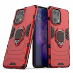 For Oppo Find X5 Pro Drop-proof TPU+ Hard PC Case Ring Kickstand Precise Cutout Back Cover