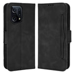 For Oppo Find X5 PU Leather Flip Pouch Wallet Phone Cover Magnetic Closure Multiple Card Slots Folding Stand Case