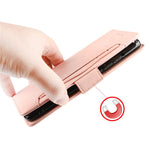 For Oppo Find X5 PU Leather Flip Pouch Wallet Phone Cover Magnetic Closure Multiple Card Slots Folding Stand Case