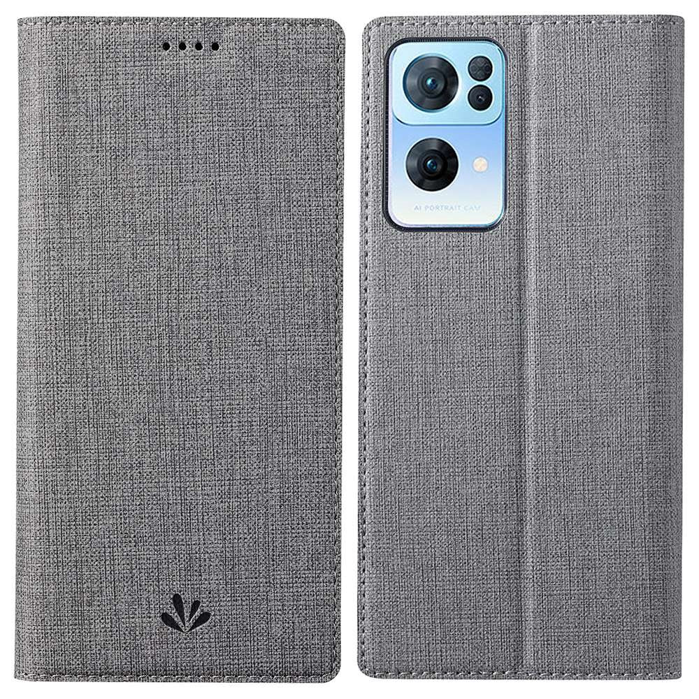 VILI DMX Series for Oppo Reno7 Pro 5G PU Leather Stand Card Holder Case Magnetic Auto-absorbed Protective Cover
