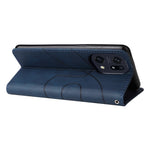 For Oppo Find X5 Pro KT Leather Series-1 Dual-color Splicing Case, PU Leather Wallet Foldable Stand Cover with Strap