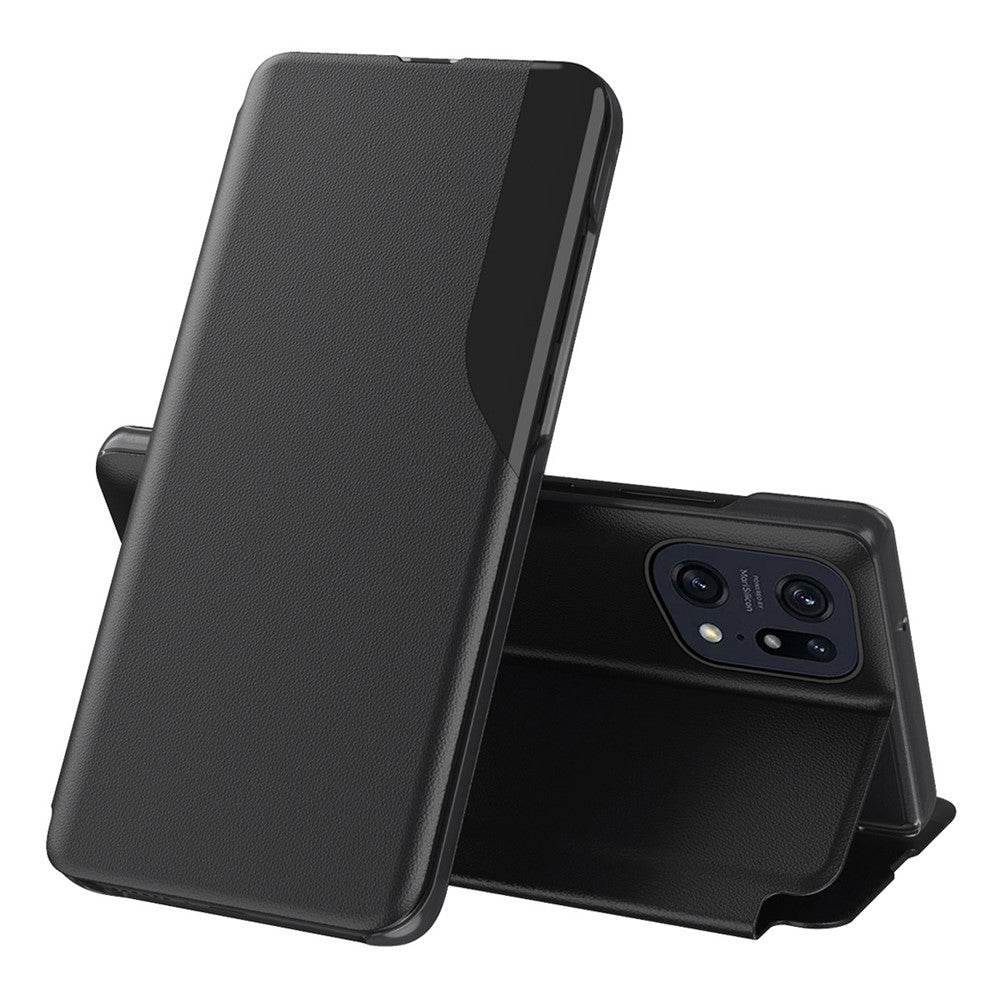For Oppo Find X5 Pro Phone Case Folio Flip PU Leather Stand Cover