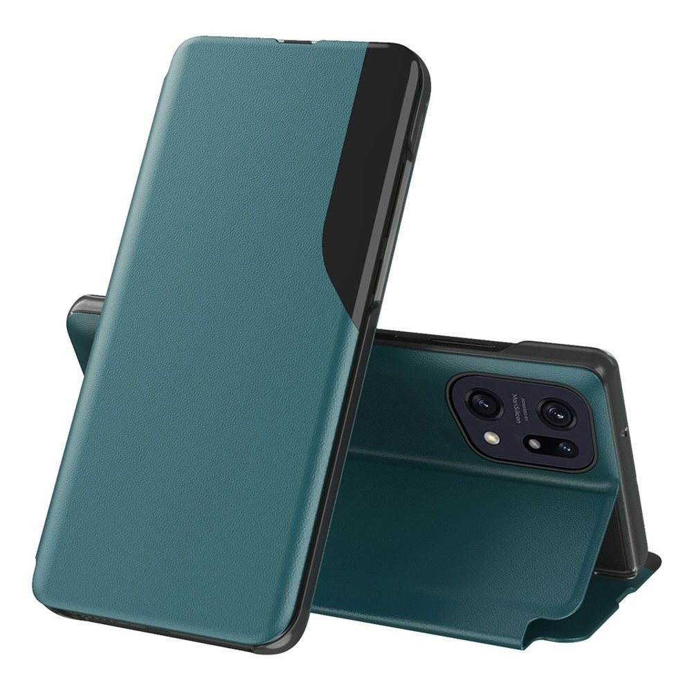 For Oppo Find X5 Phone Case Folio Flip PU Leather Stand Cover