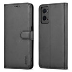 AZNS for Oppo A36 4G/A76 4G PU Leather Folio Case Stand Wallet Magnetic Flip Cover TPU Interior Shell