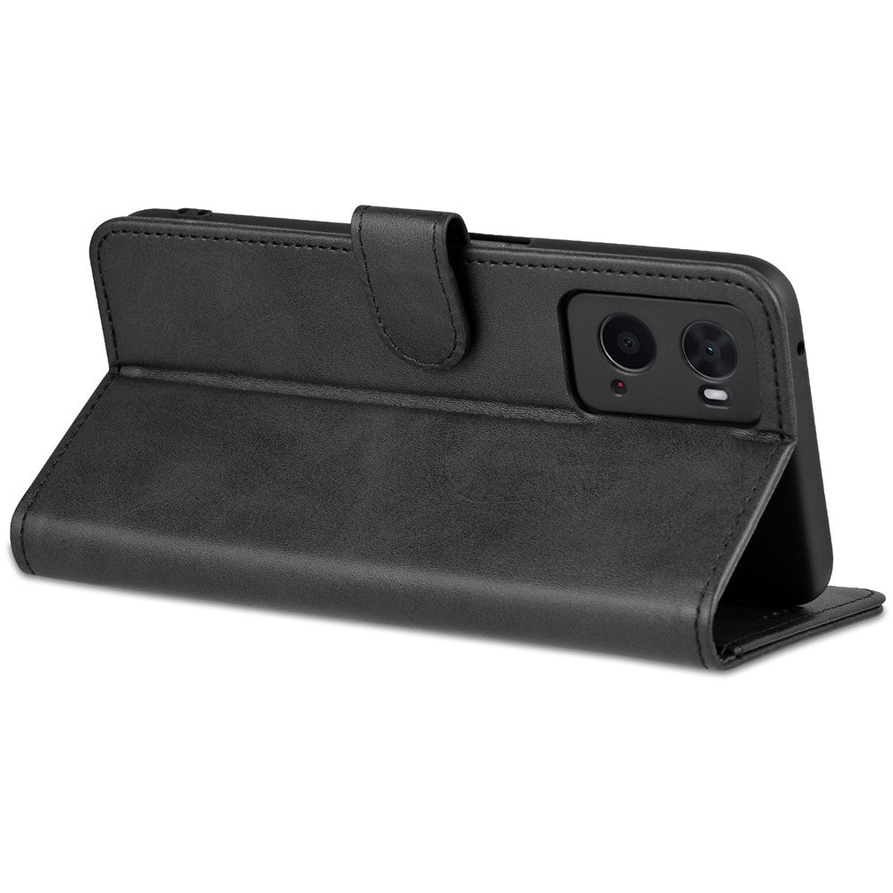 AZNS for Oppo A36 4G/A76 4G PU Leather Folio Case Stand Wallet Magnetic Flip Cover TPU Interior Shell