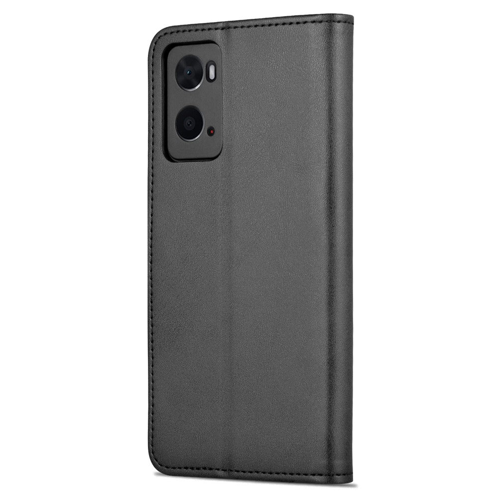AZNS for Oppo A36 4G/A76 4G PU Leather Folio Case Stand Wallet Magnetic Flip Cover TPU Interior Shell