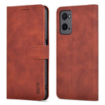 AZNS for Oppo A36 4G/A76 4G PU Leather Folio Case Stand Wallet Magnetic Flip Cover TPU Interior Shell