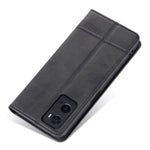 AZNS for Oppo A36 4G/A76 4G Magnetic Absorption Leather Phone Case Wallet Stand TPU Inner Shell Phone Cover