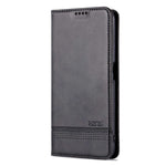 AZNS for Oppo A36 4G/A76 4G Magnetic Absorption Leather Phone Case Wallet Stand TPU Inner Shell Phone Cover