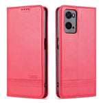 AZNS for Oppo A36 4G/A76 4G Magnetic Absorption Leather Phone Case Wallet Stand TPU Inner Shell Phone Cover