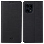 VILI DMX Series for Oppo Find X5 Pro Card Holder PU Leather Phone Case Shockproof Stand Protective Cover