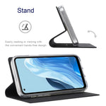 VILI DMX Series for Oppo Find X5 Pro Card Holder PU Leather Phone Case Shockproof Stand Protective Cover