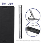 VILI DMX Series for Oppo Find X5 Pro Card Holder PU Leather Phone Case Shockproof Stand Protective Cover