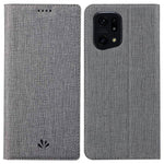 VILI DMX Series for Oppo Find X5 Pro Card Holder PU Leather Phone Case Shockproof Stand Protective Cover