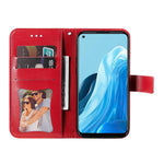 For Oppo Find X5 Lite/Reno7 5G (Global) All-fall Protection Strap Design Cover Flower Imprinting Wallet Leather Adjustable Stand Phone Case